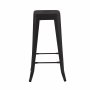 Iris barstol i svart metall - Sitth�jd 77 cm