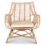 Tibble lnestol i rattan - Nature