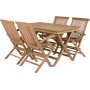 Bjurker Matgrupp (120x70) - Natur - 4 Stolar