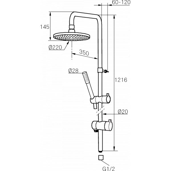 Mora Rexx Shower System Mora Rexx Shower System