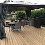 Paviljong Palermo har f?tt en s? snygg inramning i den h?r kundens tr?dg?rd! Paviljong Palermo har f?tt en s? snygg inramning i den h?r kundens tr?dg?rd!