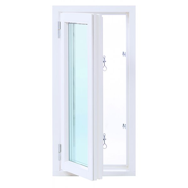 3-fach verglastes Alu-Fenster nach außen - 1-Luft - U-Wert 1,1 3-fach verglastes Alu-Fenster nach außen - 1-Luft - U-Wert 1,1