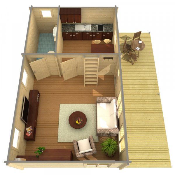 Fritidshus Barbro - 56,5 m² Fritidshus Barbro - 56,5 m²