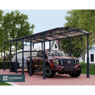 Canopia Alpine Metal Carport Til Autocamper 3,6 x 13 - Gr