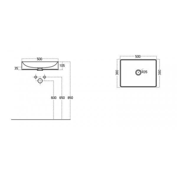 Badrumsmöbler Instinct - Vit Badrumsmöbler Instinct - Vit