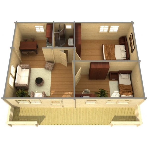 Fritidshus Ebba - 56 m² Fritidshus Ebba - 56 m²