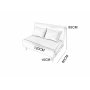 Helsingborg utf�llbar b�ddsoffa � M�rkgr� | 193 cm