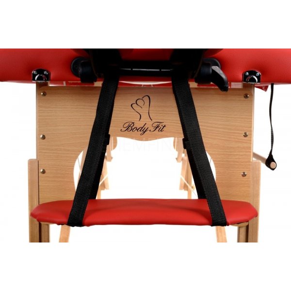 Massagebänk med träben - 2 zoner - Enfärgad Massagebänk med träben - 2 zoner - Enfärgad