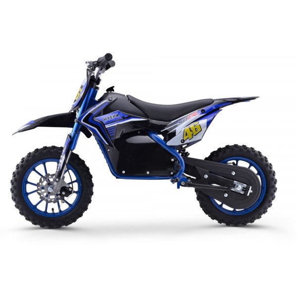Minicross Hyena - Blå 500 W + Reflexsele Minicross Hyena - Blå 500 W + Reflexsele