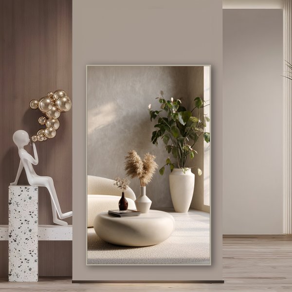 Spejl Orlando 190 x 120 cm - Beige