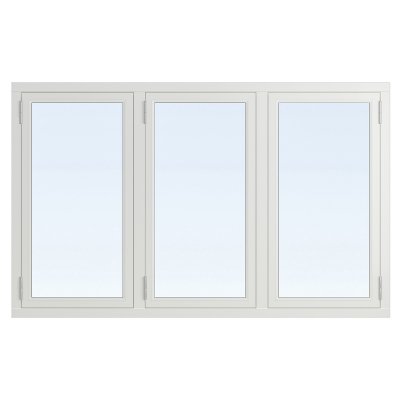 Träfönster - Utåtgående - 3-glas - 3 luft - U-värde 1.1