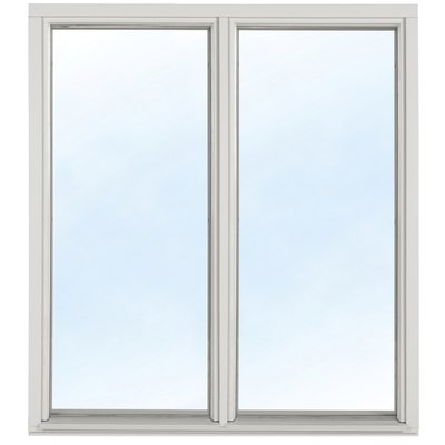 Fast fönster med bågpost - Trä - 2-glas