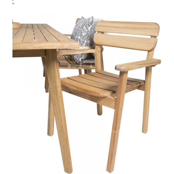 Charlottenberg Matgrupp (220x100) - Natur - 6 Stolar