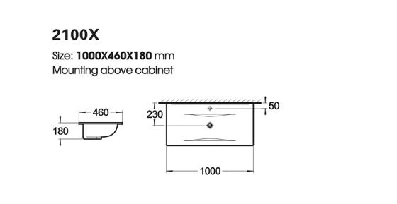 Møbelpakke Verona 100 - Hvid med spejlskab Møbelpakke Verona 100 - Hvid med spejlskab