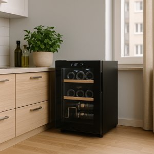 Viinijäähdytin - Elegance | kompakti | 15 pulloa | kompressorijäähdytteinen Viinijäähdytin - Elegance | kompakti | 15 pulloa | kompressorijäähdytteinen