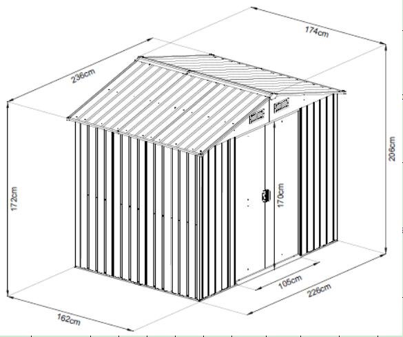 Varasto Ola - 3,7 m² Varasto Ola - 3,7 m²